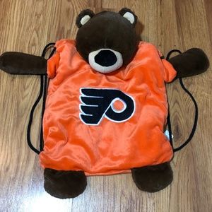 Philadelphia Flyers Bear Drawstring Bag